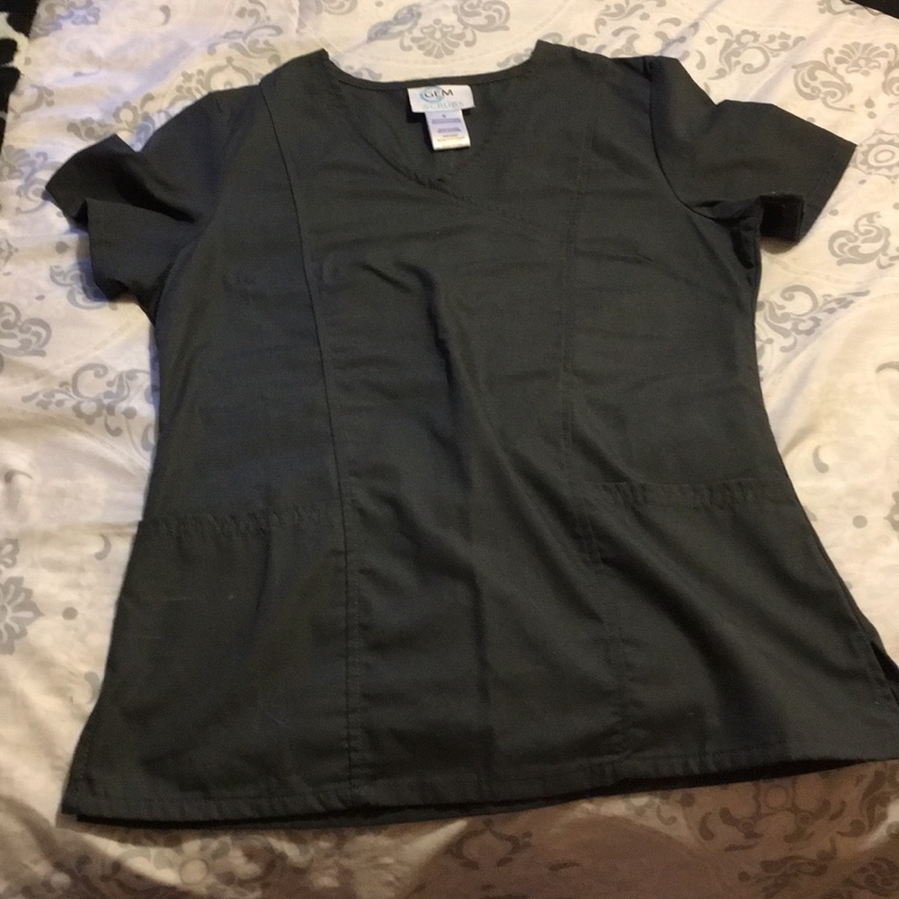 Gray scrub set